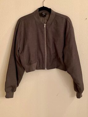 Abercrombie and Fitch HFR Nicole Benefield Bomber Jacket NWOT